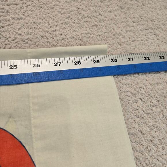 Vintage Pac-Man Single Standard Pillowcase Bally Midway Dan River Made in USA - Picture 10 of 12